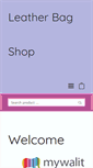 Mobile Screenshot of leatherbagshop.com